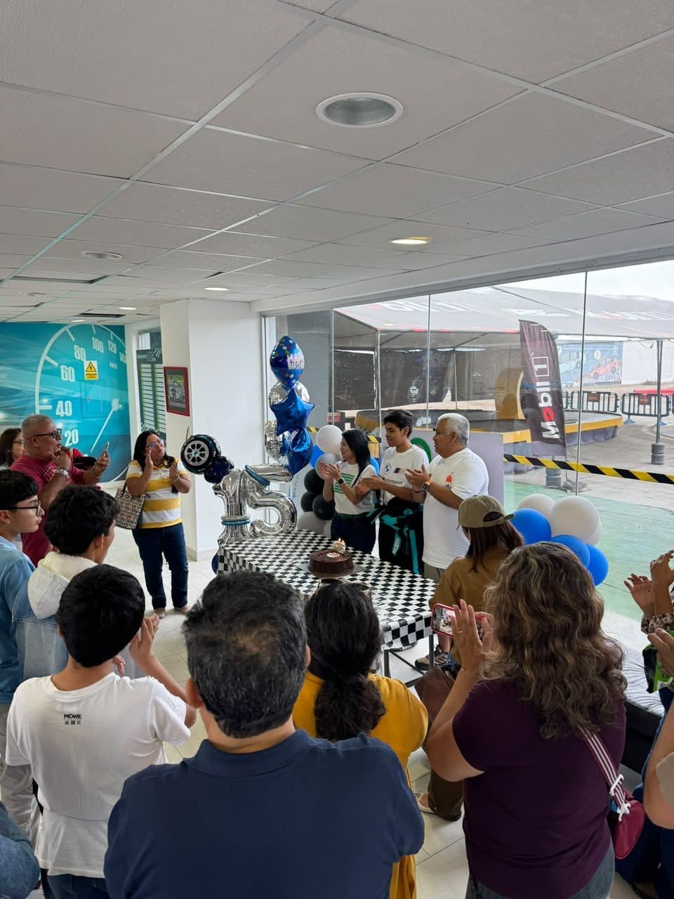 Celebración en el salón
