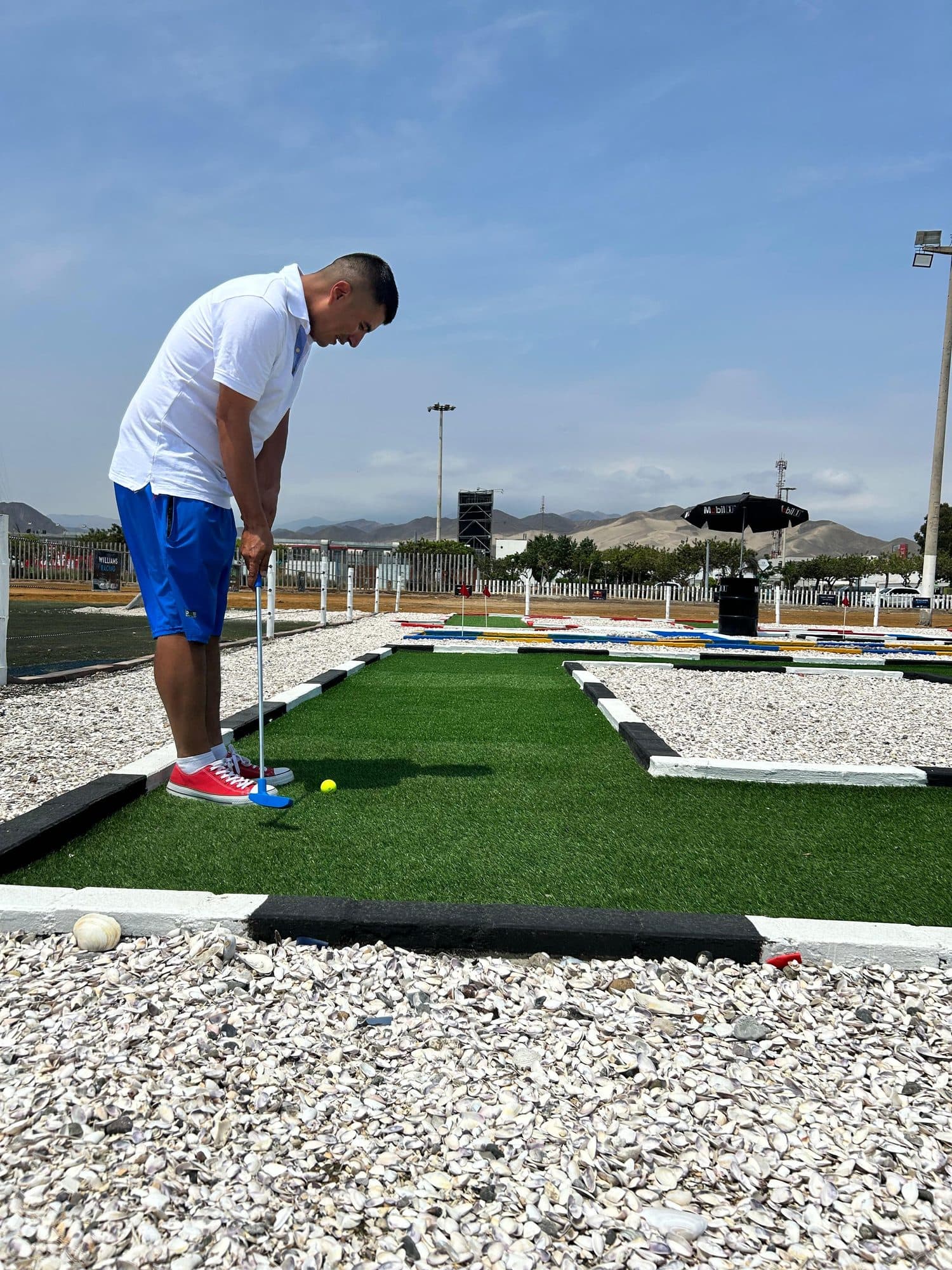 Primer tiro · Golfito Asia